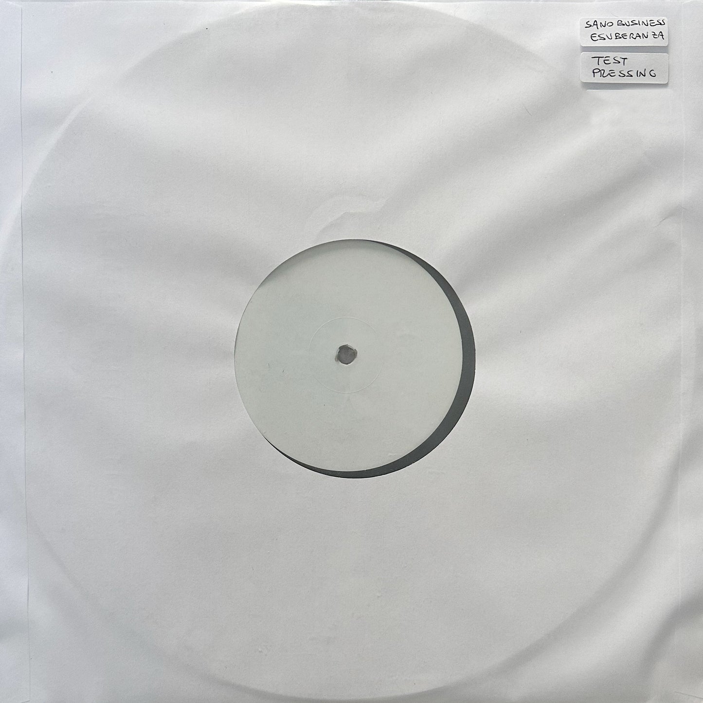 Sano Business – Esuberanza (Doppio LP, Test Pressing)