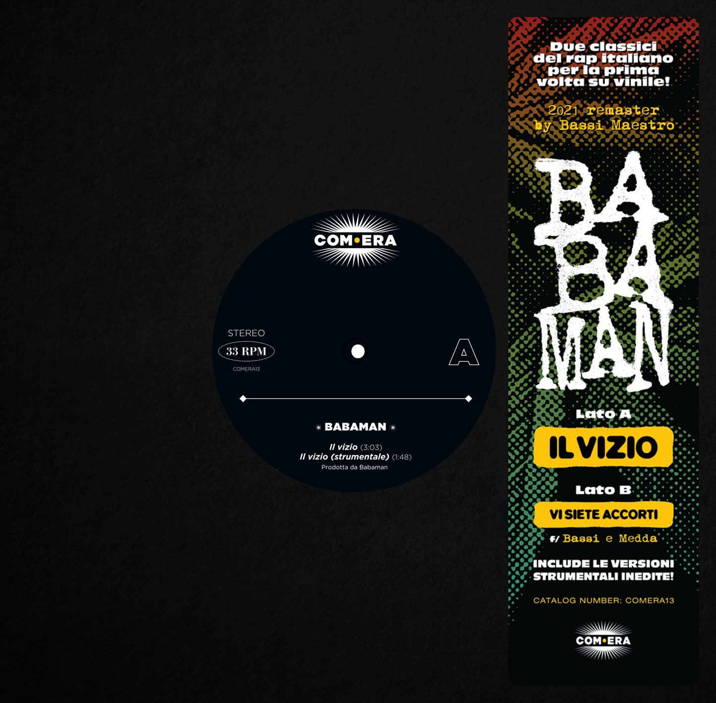 Babaman - Il Vizio / Vi Siete Accorti (Feat. Bassi Maestro & Medda) (7")