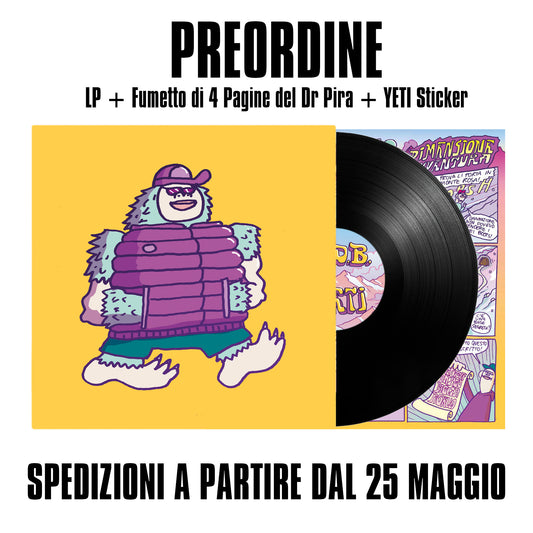 Cricca dei Balordi – YETI (LP, Black, Limited Edition)