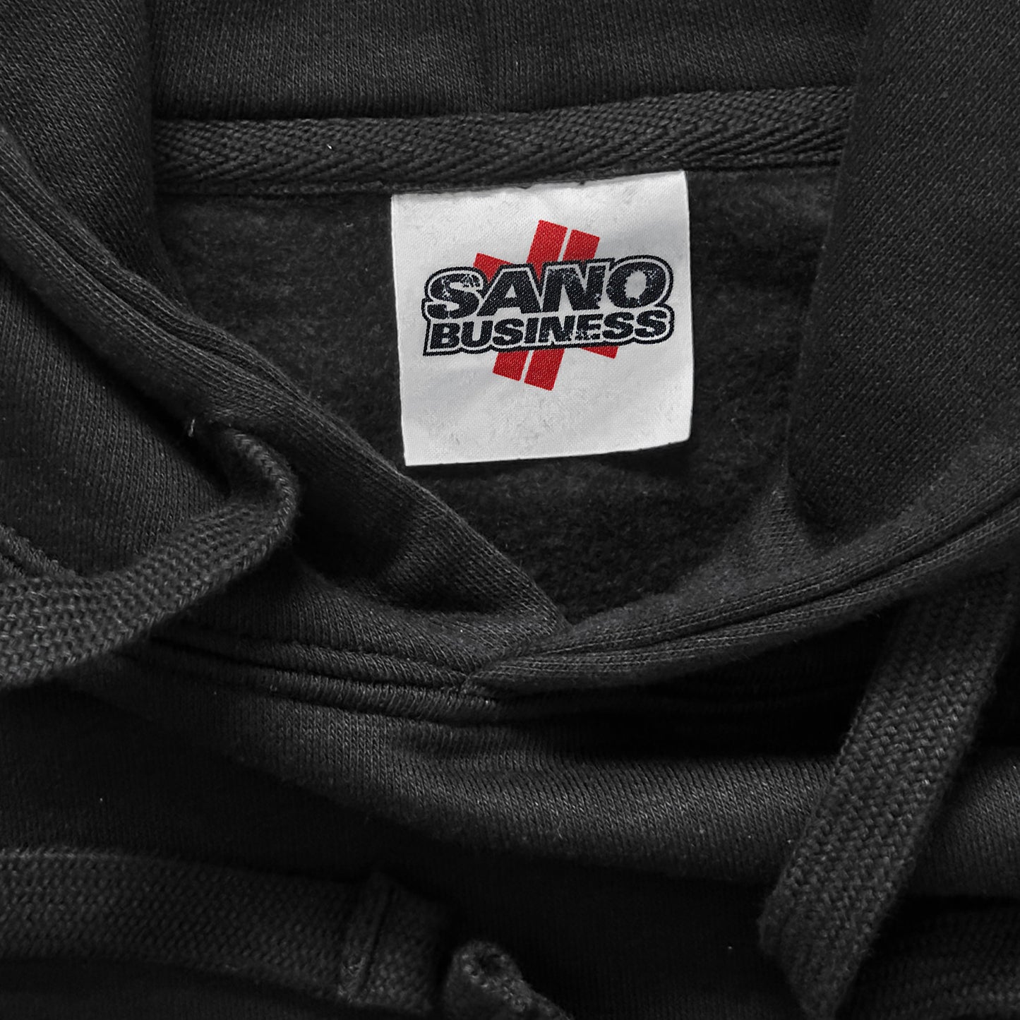 Sano Business – Logo Hoody (Felpa Cappuccio - Black)